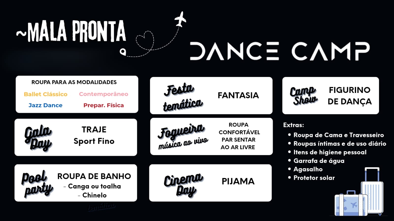 dance camp, curso de ferias, ballet,jazz, dança
